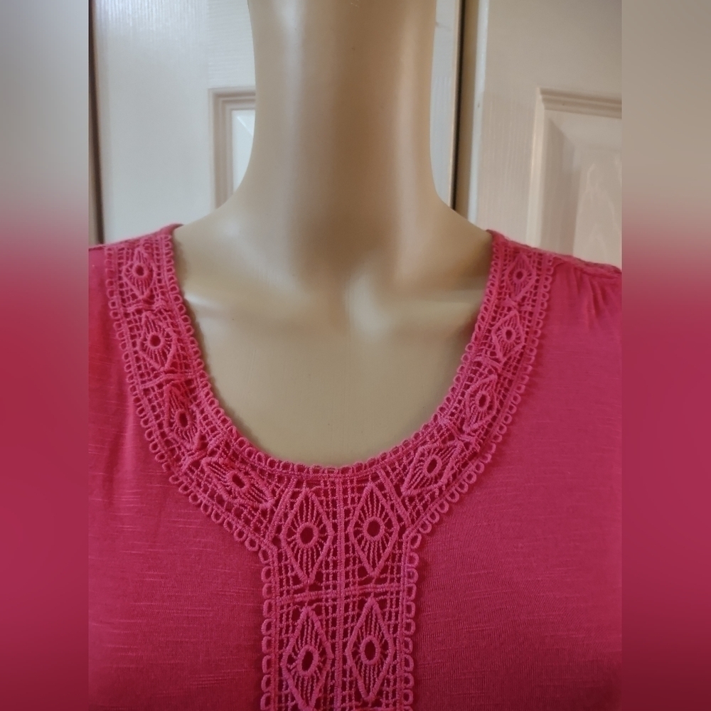 Zac & Rachel women's size small pink long sleeve blouse shirt top - Picture 6 of 8